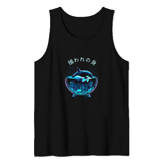 Whales Orca End Captivity frees The Orcas Marine Protection Activist Tank Tops