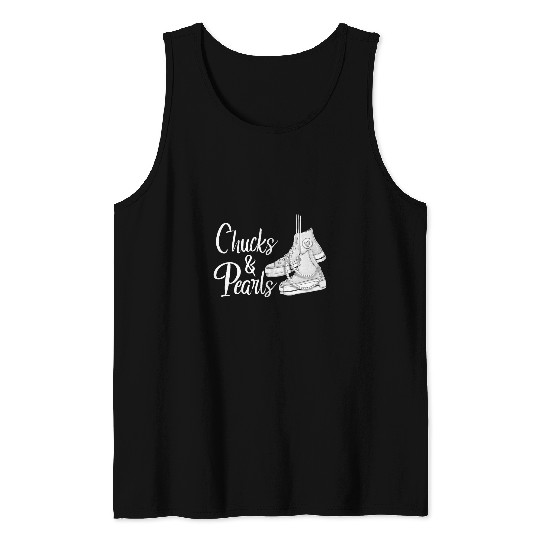 Chucks and Pearls 3 Tank Tops