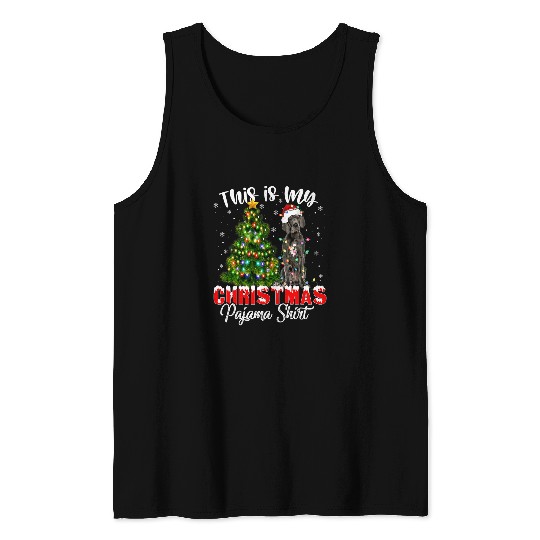 Dog Great Dane This is my Christmas Pajama Great Dane xmass Dog Lover Tank Tops
