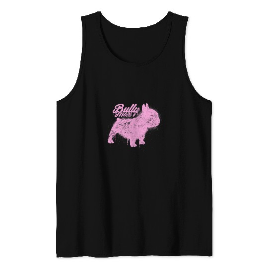 Cool Art Painting French Bulldog Frenchie Bully Mom Tank Tops