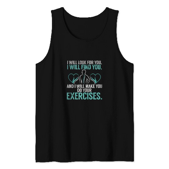 Funny Physical Therapist Tank Tops