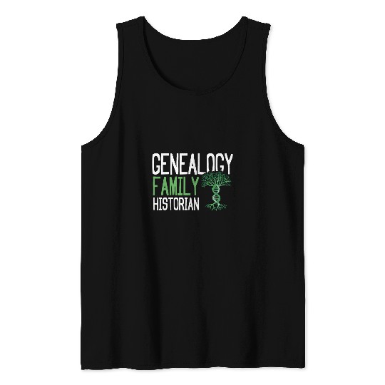 Genealogy Family History Ancestry Family Tree Genealogist 1 Tank Tops