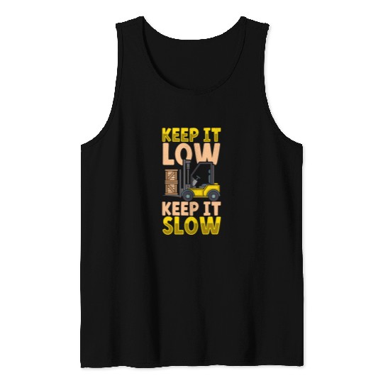 Forklift operator Warehouse Heavy equipment Forklift truck 1 Tank Tops