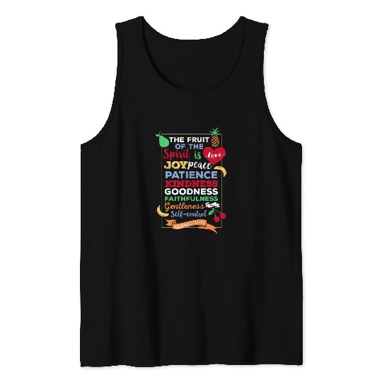 Fruit of the Spirit Galatians 52223 Tank Tops