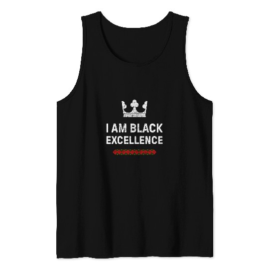 Black Excellence Black Pride History Month 3 Tank Tops