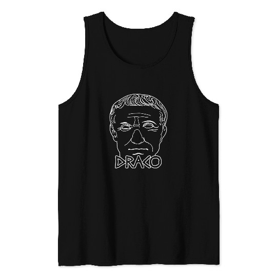 Draco Drako Drakon Ancient Greece Law Greek Legal History Tank Tops