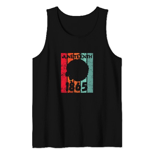 African American Black History 1865 Juneteenth 3 Tank Tops