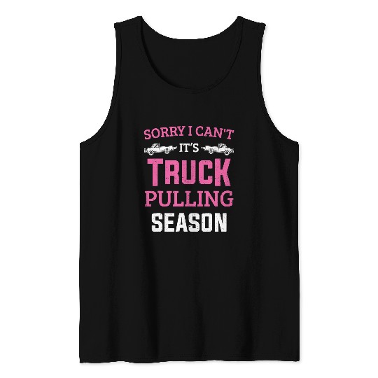 Tractor driving Pulling Tractor Pull Tractor Pulling Season Women Tank Tops
