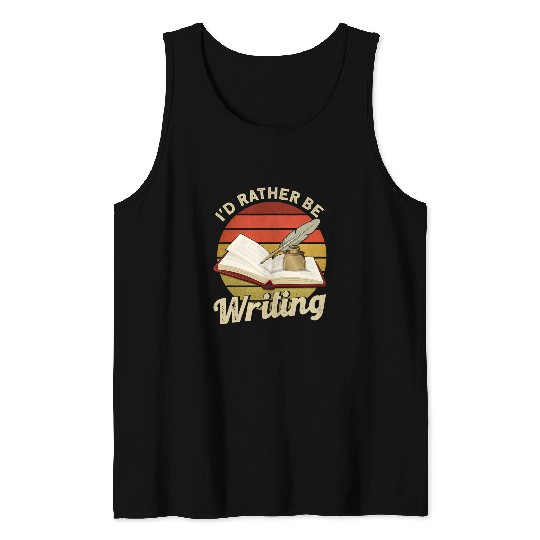 Reading Book Writer Saying Literature Book Author Book Writing Reader Tank Tops