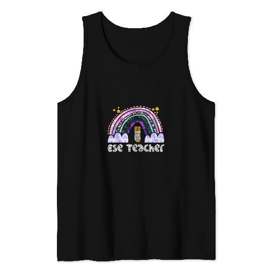 Exceptional Student Education Back To School ESE Teacher Tank Tops