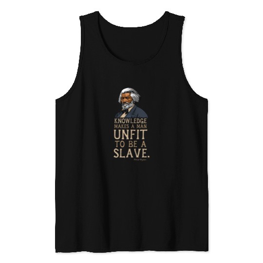 Frederick Douglass Quote for Black History Month 1 Tank Tops