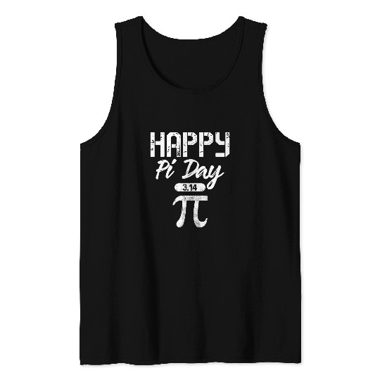 Happy Pi Day Math Lover Geek 314 Teacher Student Boys Kids Tank Tops