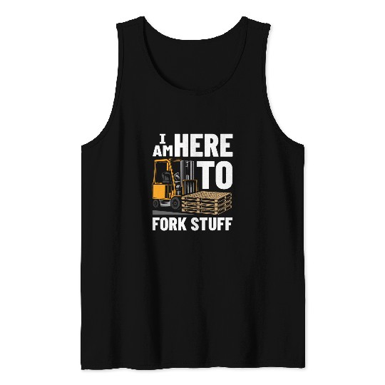 Forklifter Forklift Fan Forklifting Forklift Operator 2 Tank Tops