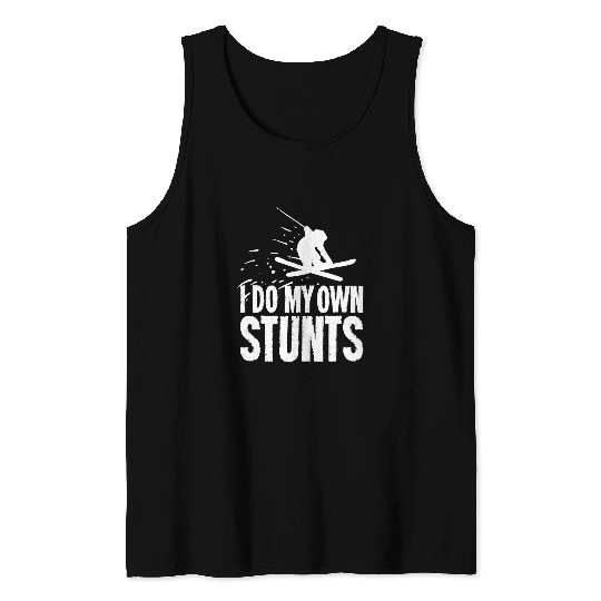 Skiing Ski Funny Skiing Gift For A Skier Tank Tops