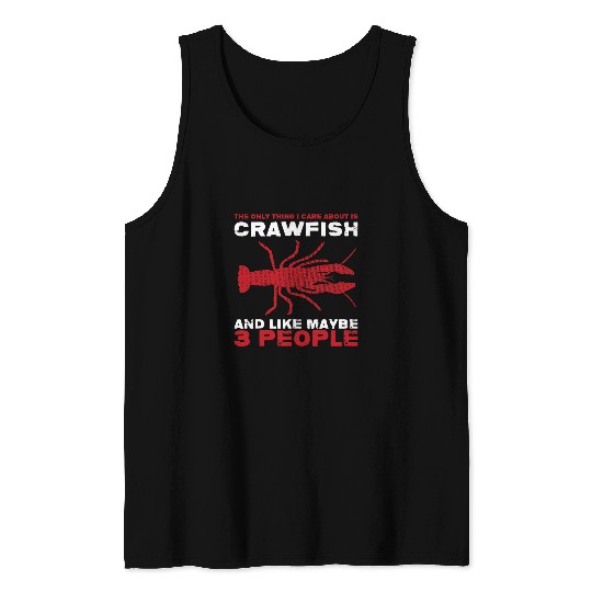 Funny Cajun Crawfish Season Boil Crew Party Art Tank Tops