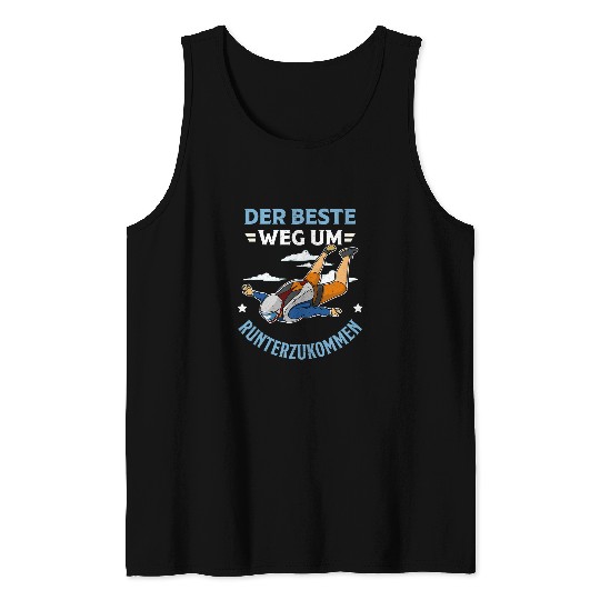 Skydiving Gift parachuting skydiver sport saying 21 Tank Tops