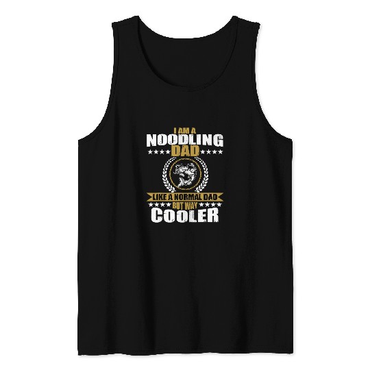 Fishing Mens Catfish Noodling Dad Design CatFishing Men Fisher Tank Tops