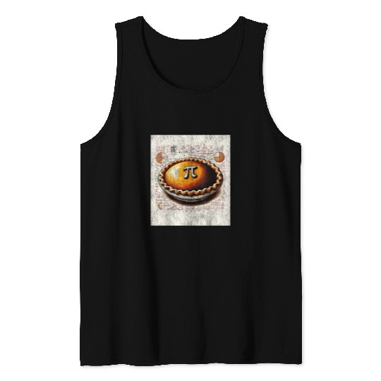 Mathletic Department 314159 Pi Day Pumpkins Pie Vintage Tank Tops