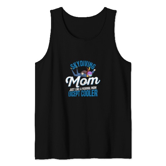 Skydiving Gift Womens Skydiving Mom Skydiver Mothers Day Matching Couple Skydive Tank Tops