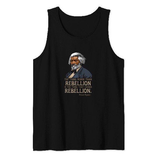 Frederick Douglass Quote for Black History Month 3 Tank Tops