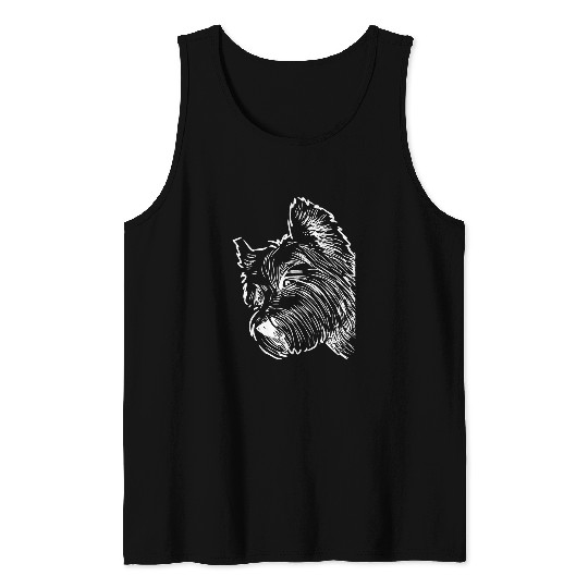 Dog Scottish Terrier Lover Funny Scottie Dog Scottish Terrier Tank Tops