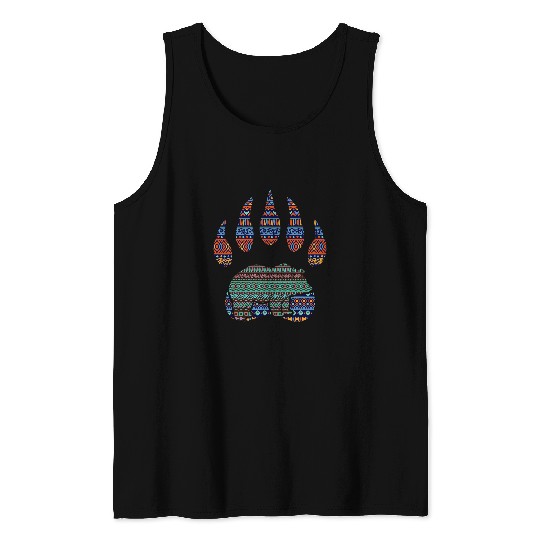 Funny Bear Claw Native American Bear Claw 3 Cute Bears Tank Tops