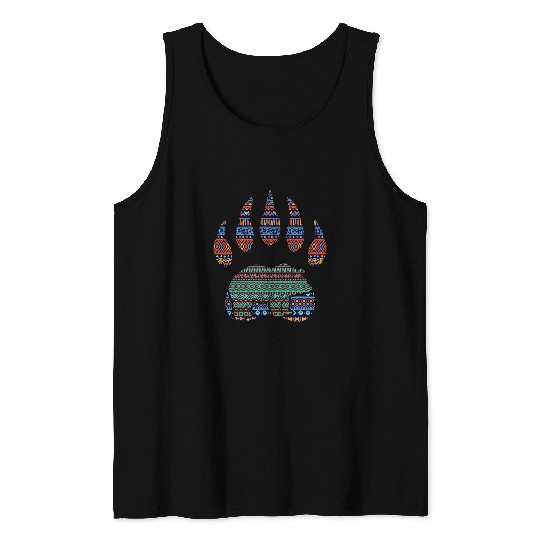 Funny Bear Claw Native American Bear Claw 3 Cute Bears Tank Tops