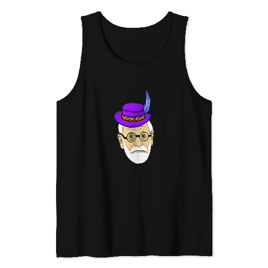 Psychology student Psychotherapist pimp hat psychologist Tank Tops