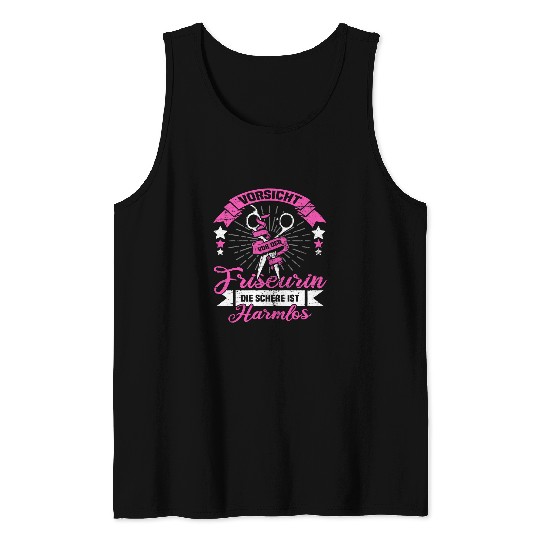 Hairstylist Barber Hairdresser Harmless 89 Hairdresser Tank Tops
