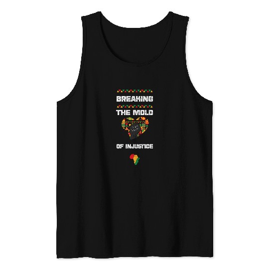African American Breaking the Mold o Black History Month Tank Tops