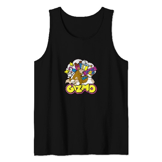 Gremlins Gizmo Candy Pop Art Tank Tops