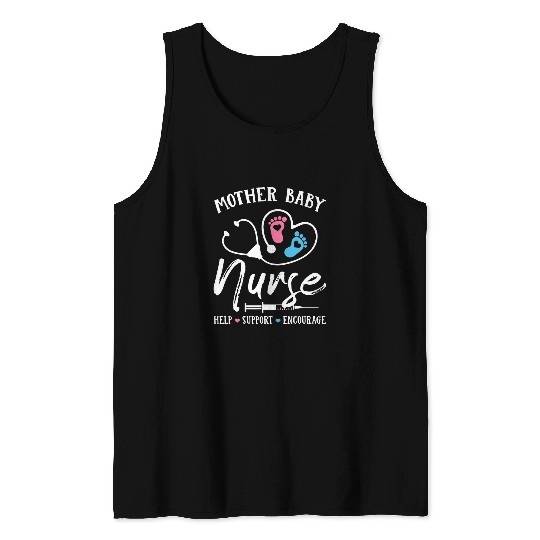 Mother Baby nurses Postpartum Nursing Student Nicu nurses Tank Tops