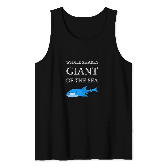 Giant Whale Sharks Marine Life Shark Lover Tank Tops