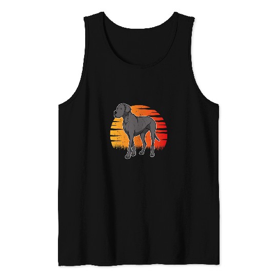German Mastiff Great Dane Sunset 29 2 3 Tank Tops