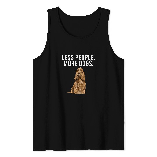 Dog Cocker Spaniel Less Gens Plus English Cocker Spaniel Tank Tops