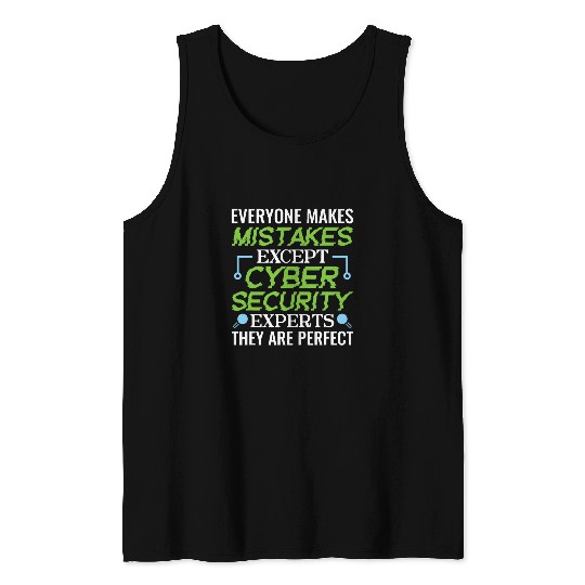 Funny Cyber Security Expert Definition Computer Programmer 1 Tank Tops
