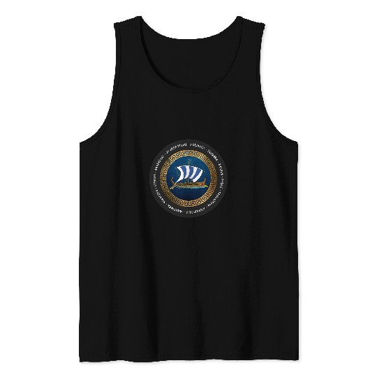 Ancient Greek History Peloponnesian wars Battles Tank Tops