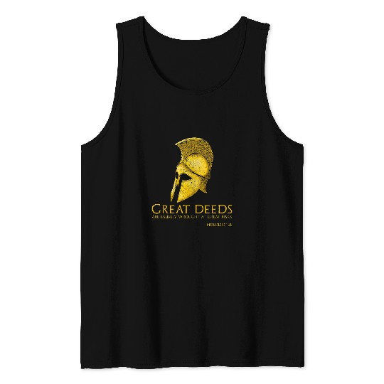 Ancient Greek Father Of History Herodotus Quote Tank Tops