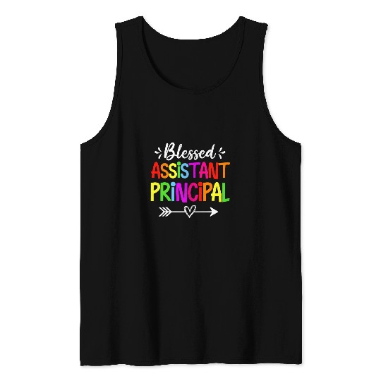 Blessed Assistant Principal Appreciation Day School Teacher Tank Tops