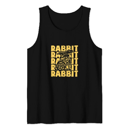 Rabbits 2Happy Chinese Lunar New Year Tank Tops