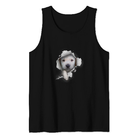 Labrador Lab Dog Cute Yellow Lab Labrador Tank Tops