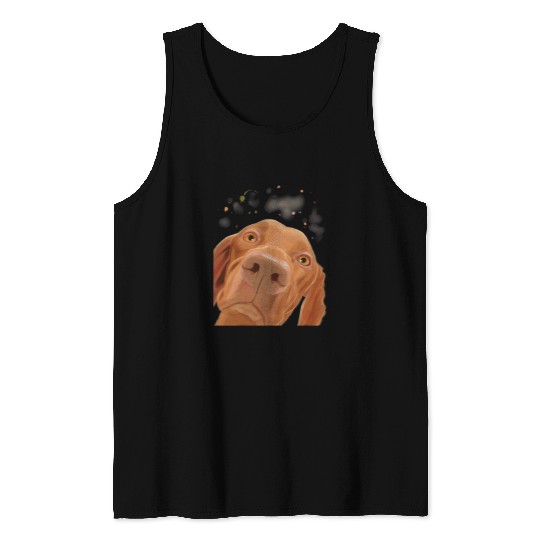 Dog Vizsla Funny Dog Hungarian Vizsla Tank Tops