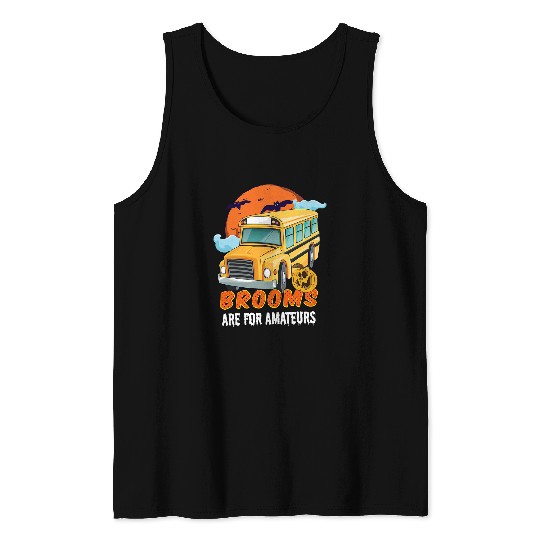 School Bus Driver Funny Halloween Costume Bus Driver 167 Tank Tops