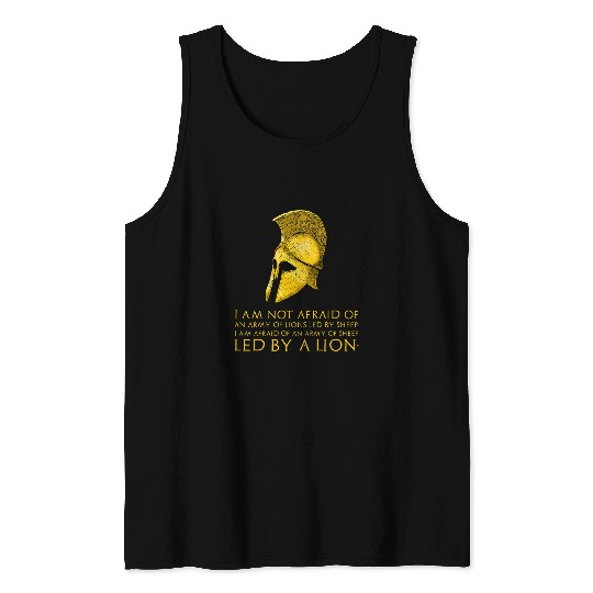 Alexander The Great Quote Ancient Macedonian Greek History Tank Tops