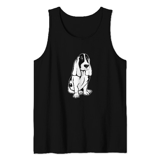 Basset Hound Dog Owner Veterinarian Fur Parent Breeder Tank Tops