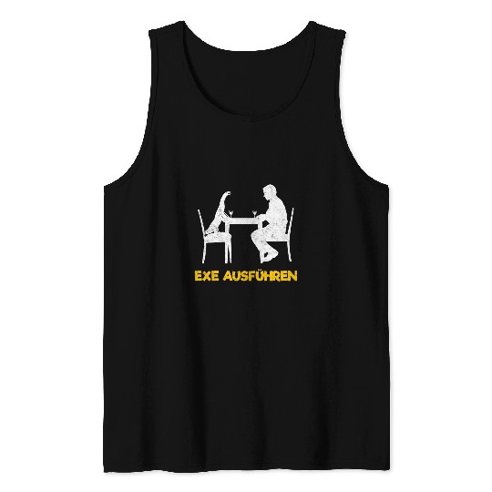 Exe Performance Computer Student Programmer Admin Tank Tops