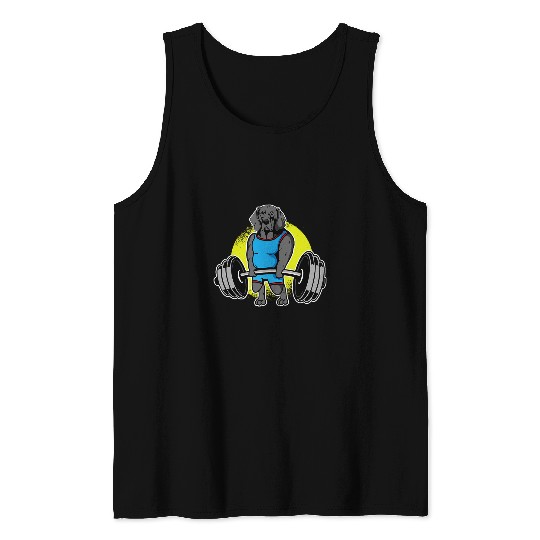 Weightlifting I Funny Deadlift Fitness I Gym Weimaraner Tank Tops