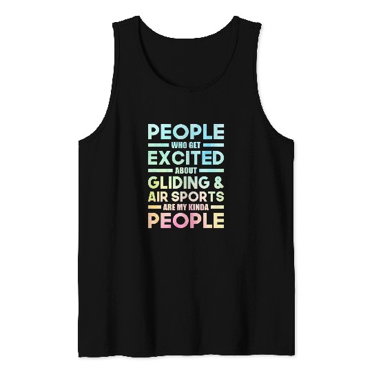 Skydiving Gift People Who Get Excited About Gliding And Air Sports Skydive Tank Tops
