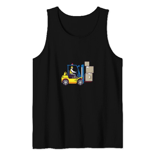 Forklift Operator Forklift Lover Tank Tops