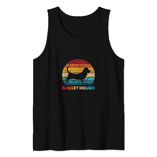 Dog Basset Hound 6 8 Tank Tops